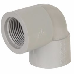 Tuboplast - Codo 90° 3/4" con Rosca PVC