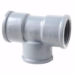 Tee pvc-p c/r 1 1/2" "